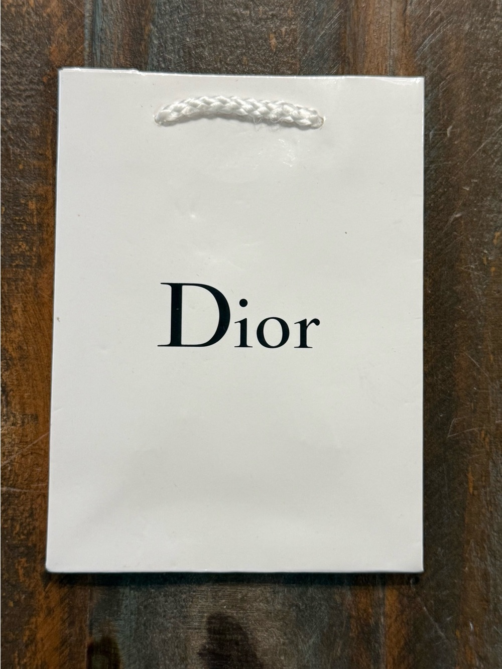 Christian Dior Small White Luxury Boutique Gift Bag NWOT